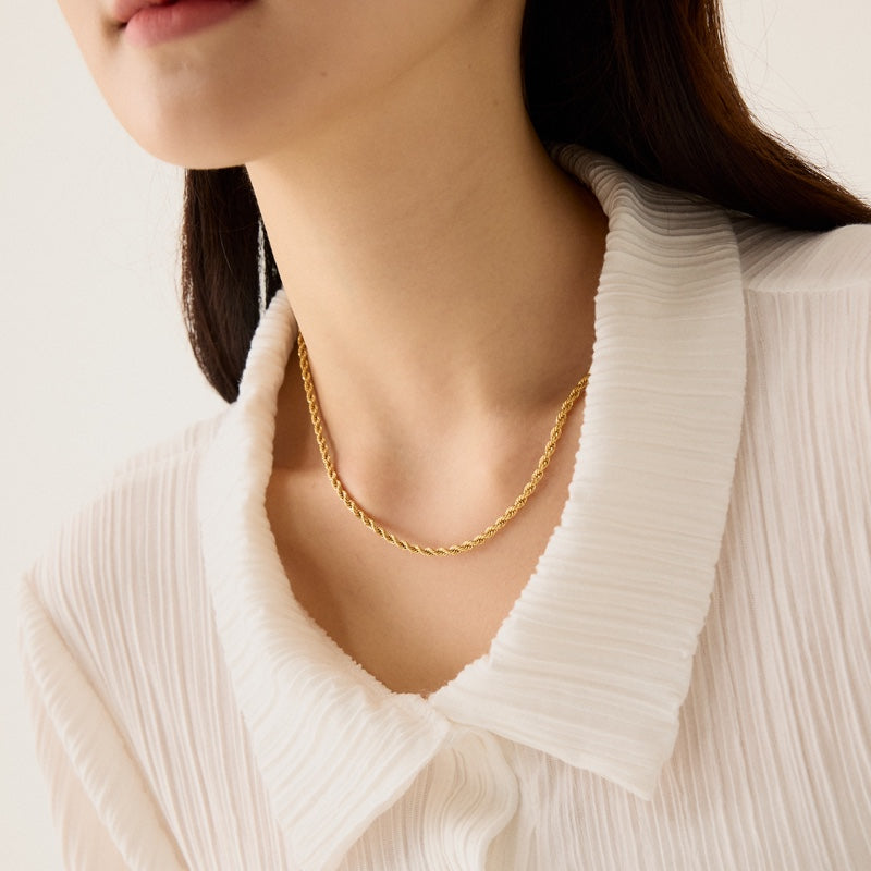 ボリューム ロープ チェーン ネックレス / VOLUME ROPE CHAIN NECKLACE