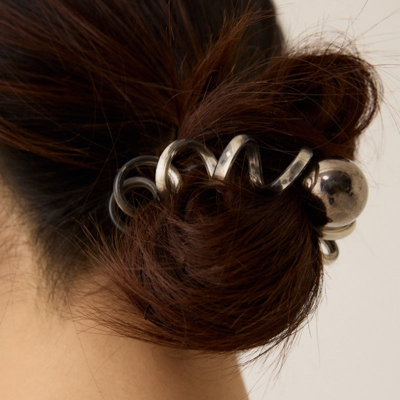 メタル ボール スプリング ヘアゴム / METAL BALL SPRING HAIR BRAIDS