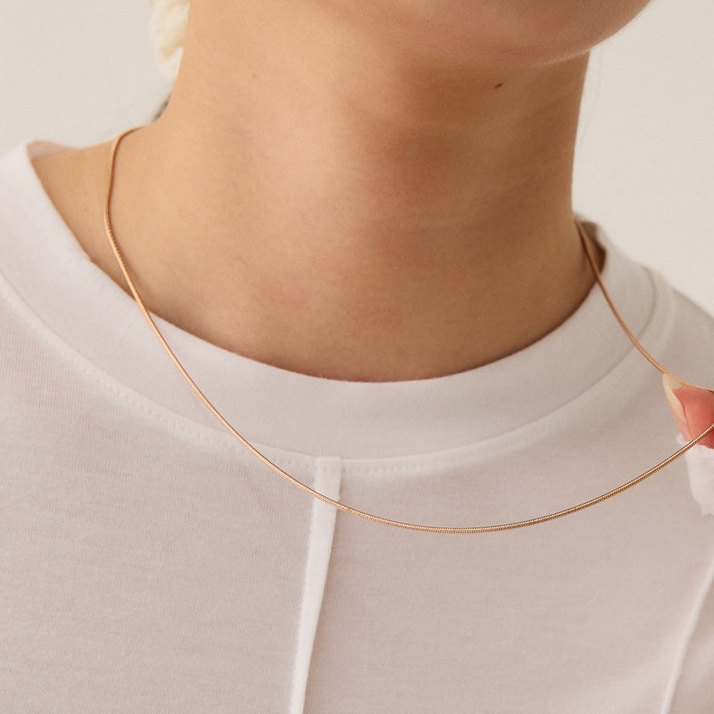 サージカル スネーク チェーン ベーシック ネックレス / SURGICAL SNAKE CHAIN BASIC NECKLACE