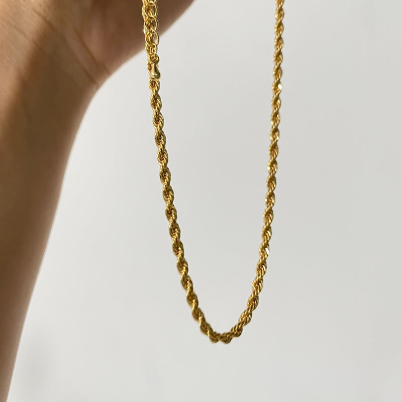 ボリューム ロープ チェーン ネックレス / VOLUME ROPE CHAIN NECKLACE