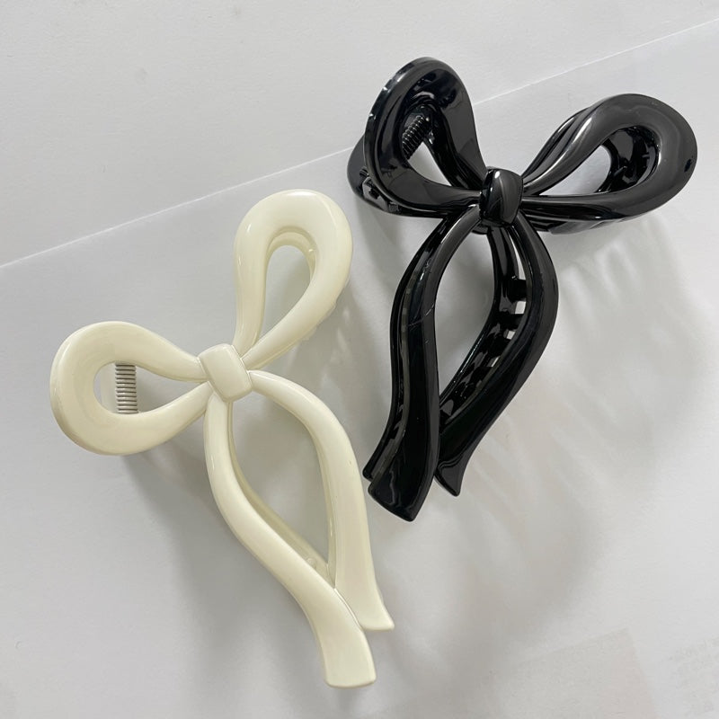 リボン シェイプ ヘアクリップ / RIBBON SHAPE HAIR CLAW CLIP