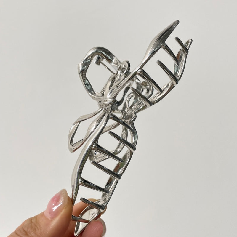 メタル リボン ヘアクリップ / METAL RIBBON HAIR CLAW CLIP