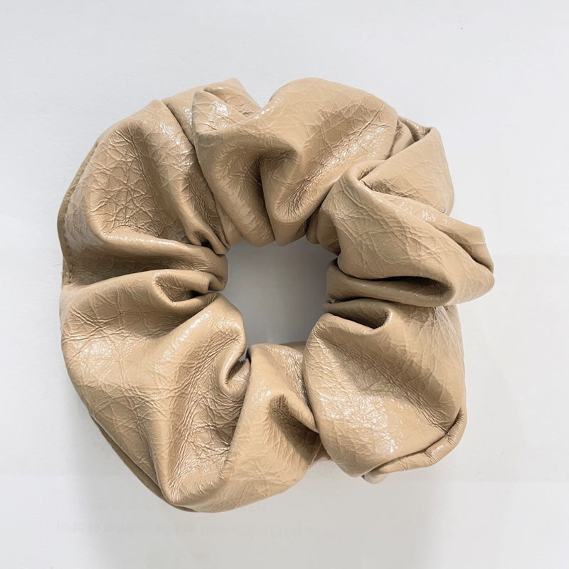 レザー シュシュ / LEATHER SCRUNCHY