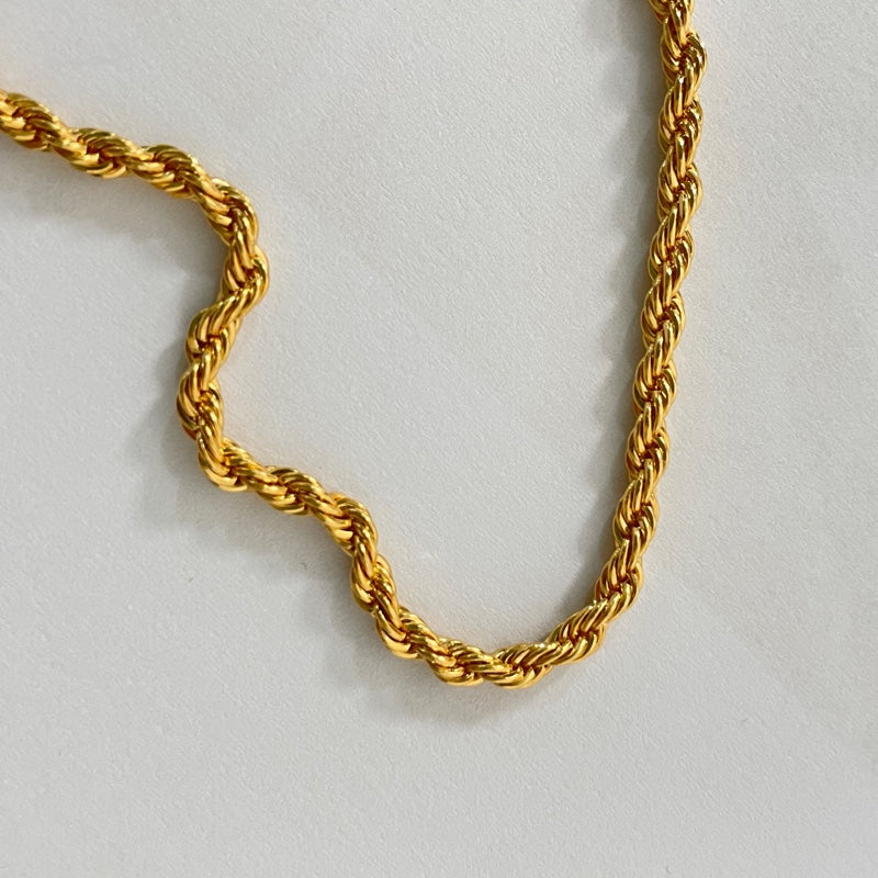 ボリューム ロープ チェーン ネックレス / VOLUME ROPE CHAIN NECKLACE