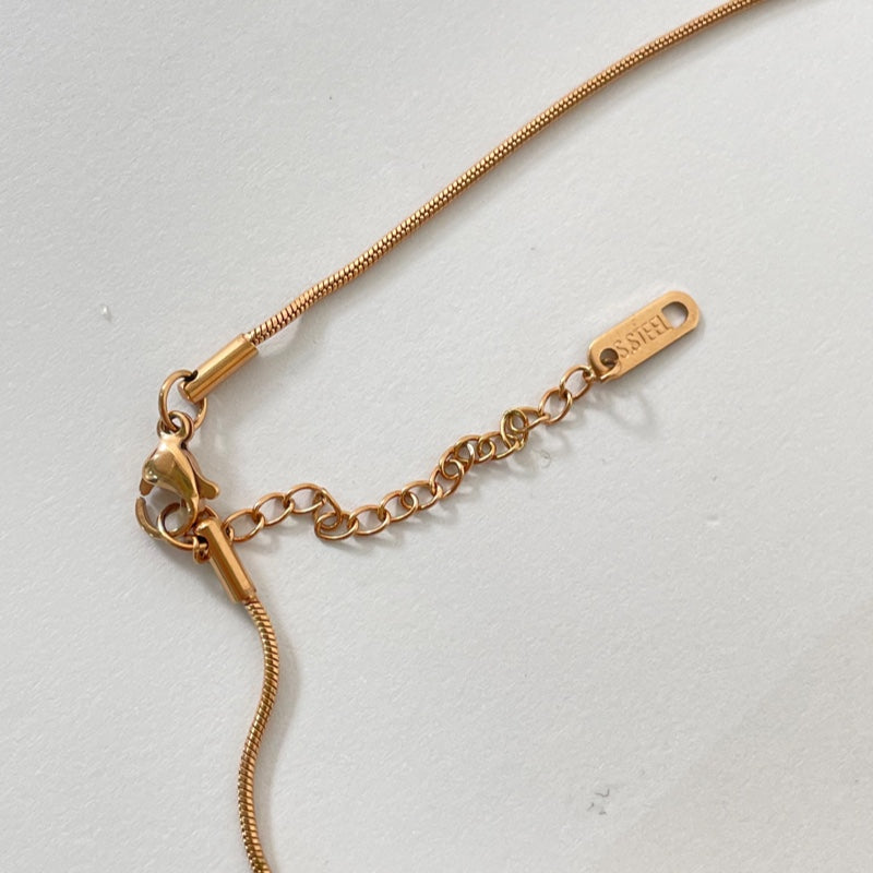 サージカル スネーク チェーン ベーシック ネックレス / SURGICAL SNAKE CHAIN BASIC NECKLACE