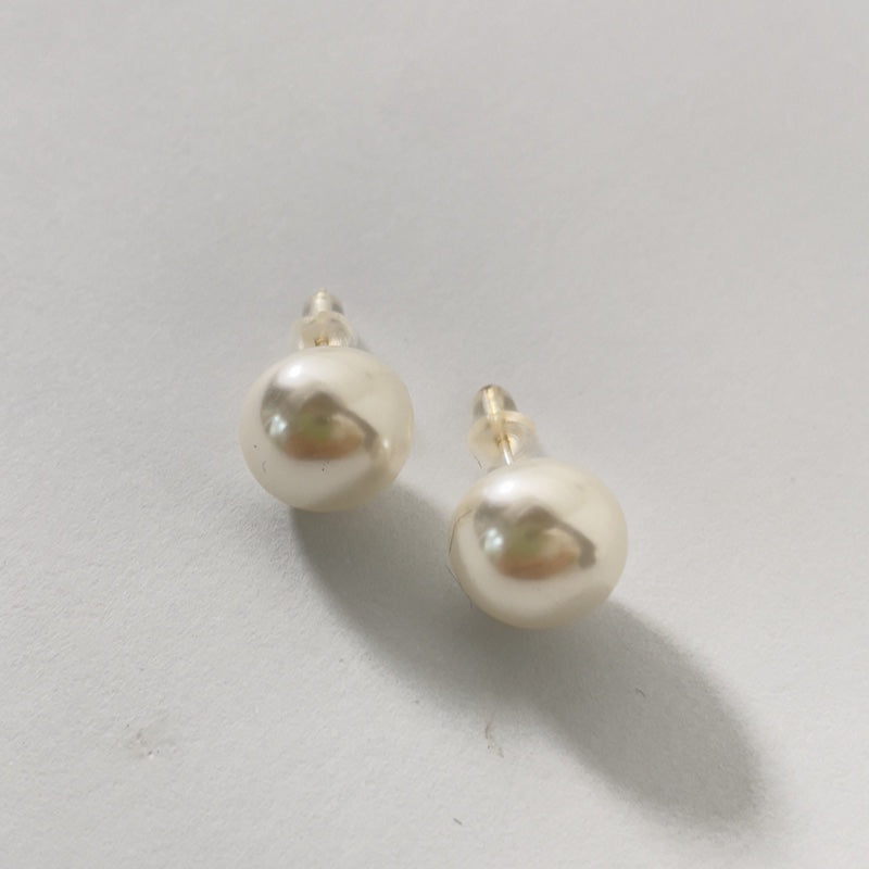 ボタン パール ベーシック ピアス / BUTTON PEARL BASIC EARRINGS