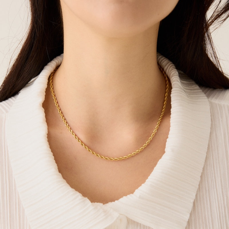 ボリューム ロープ チェーン ネックレス / VOLUME ROPE CHAIN NECKLACE