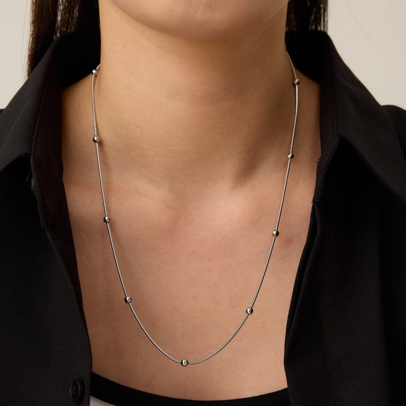 サージカル スネーク ボール チェーン ネックレス / SURGICAL SNAKE BALL CHAIN NECKLACE