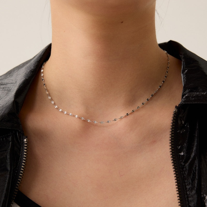 サージカル ペタル チェーン ベーシック ネックレス / SURGICAL MIRROR CHAIN BASIC NECKLACE | アモンズ –  amondz