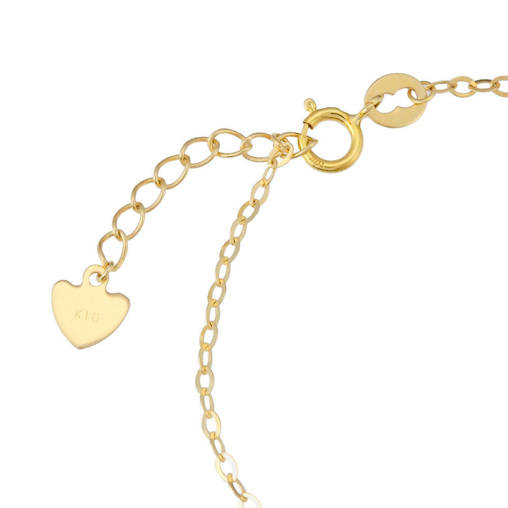 K10 ペーパークリップ&チェーン ブレスレット / 10K Paper Clip & Chain Bracelet