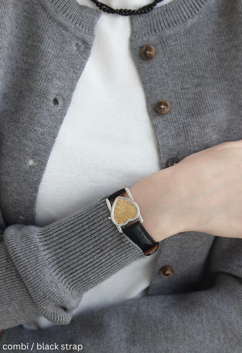 Love ribbon watch bracelet(3 colors)