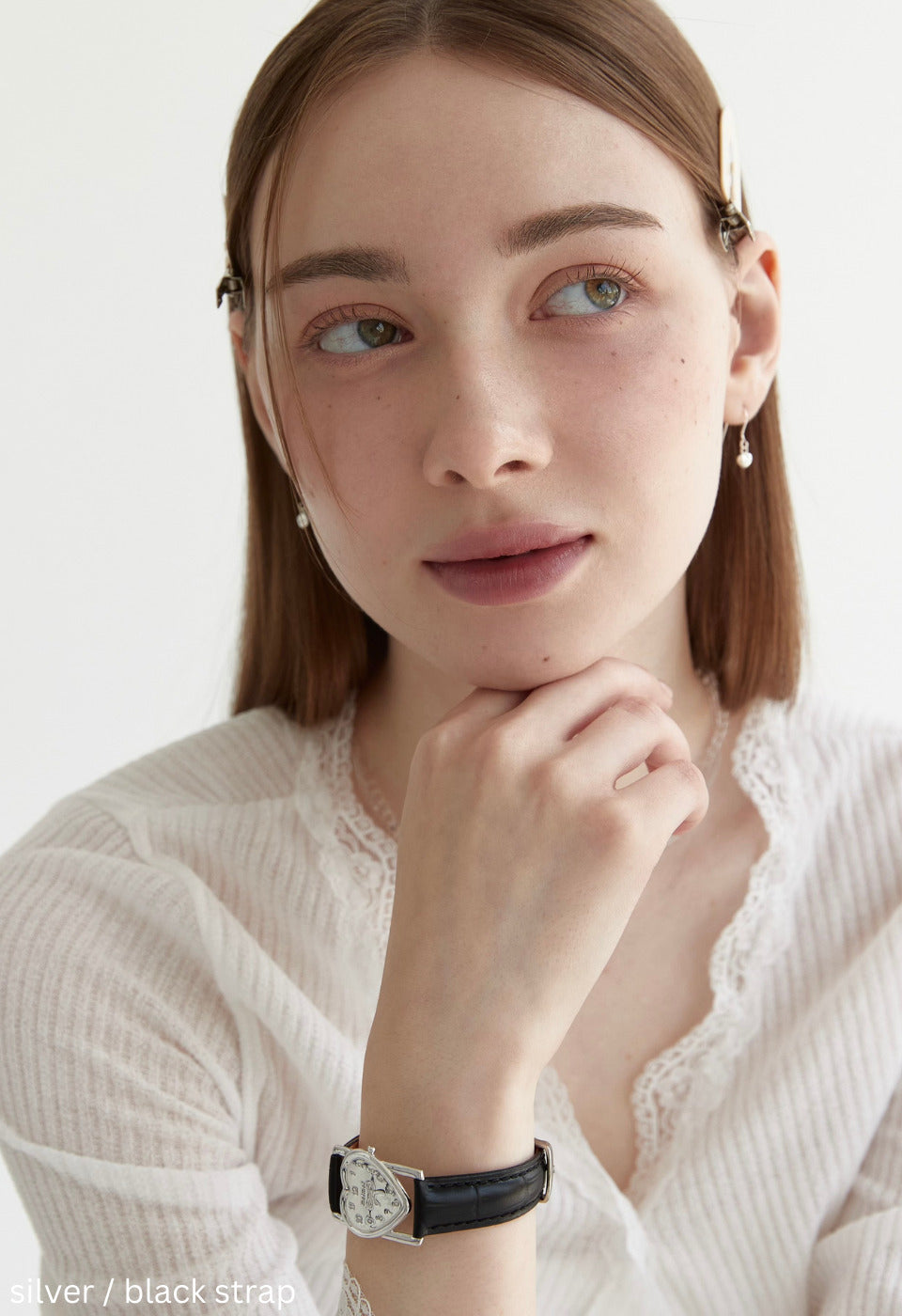 Love ribbon watch bracelet(3 colors)