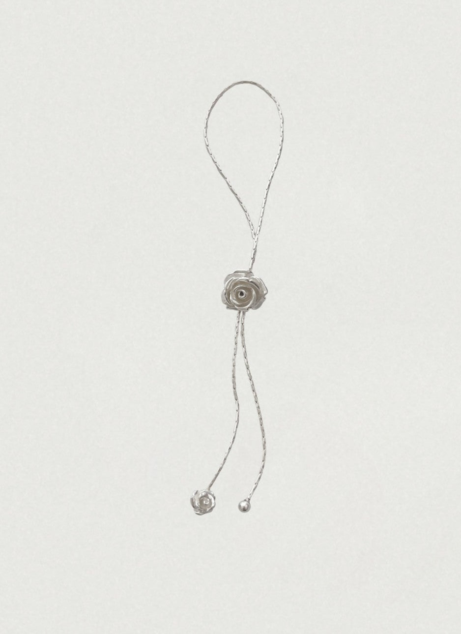 DOUBLE FLOWER DROP BRACELET