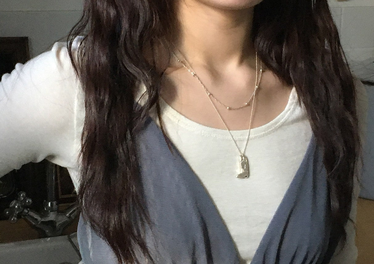 WESTERN BOOTS NECKLACE