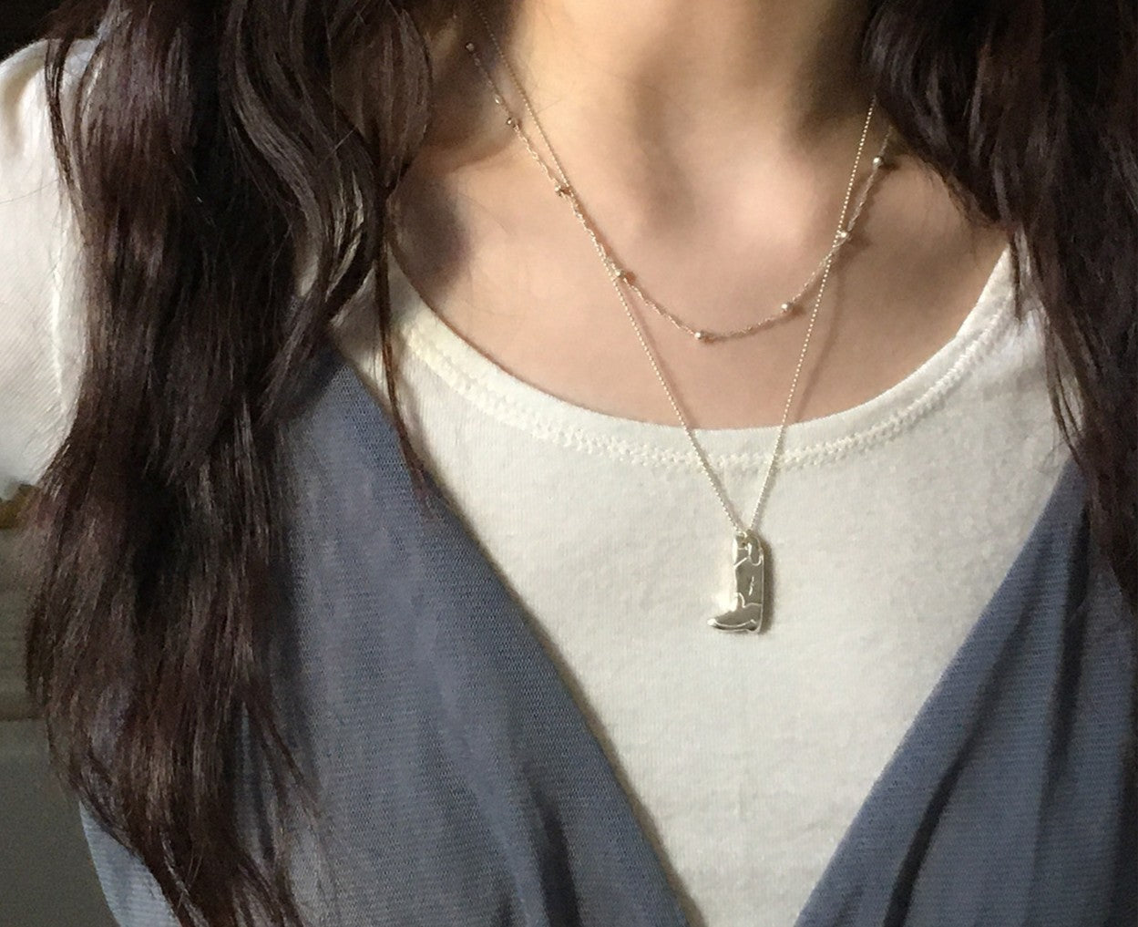 WESTERN BOOTS NECKLACE