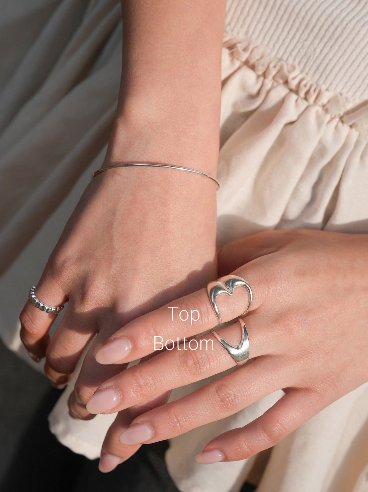 Connected love ring (Bottom)