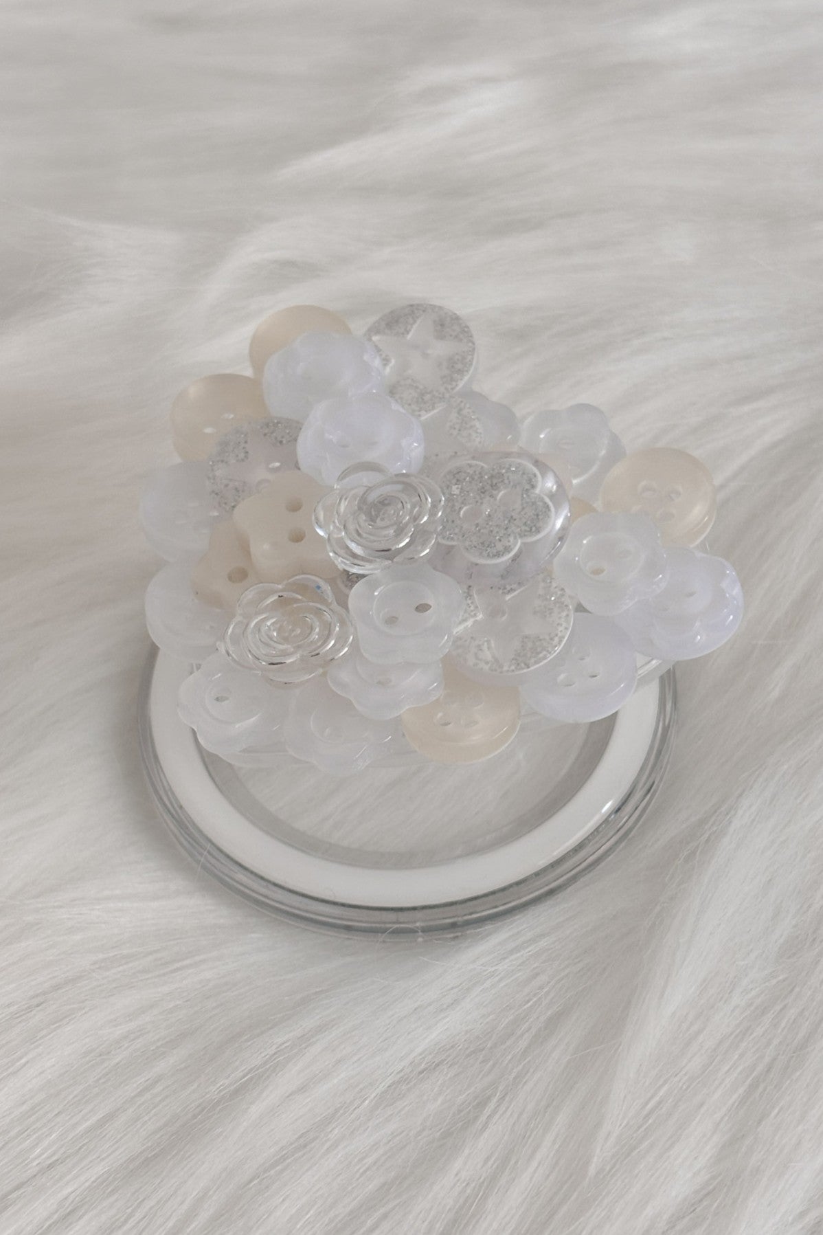 VINTAGE BUTTON HEART TALK