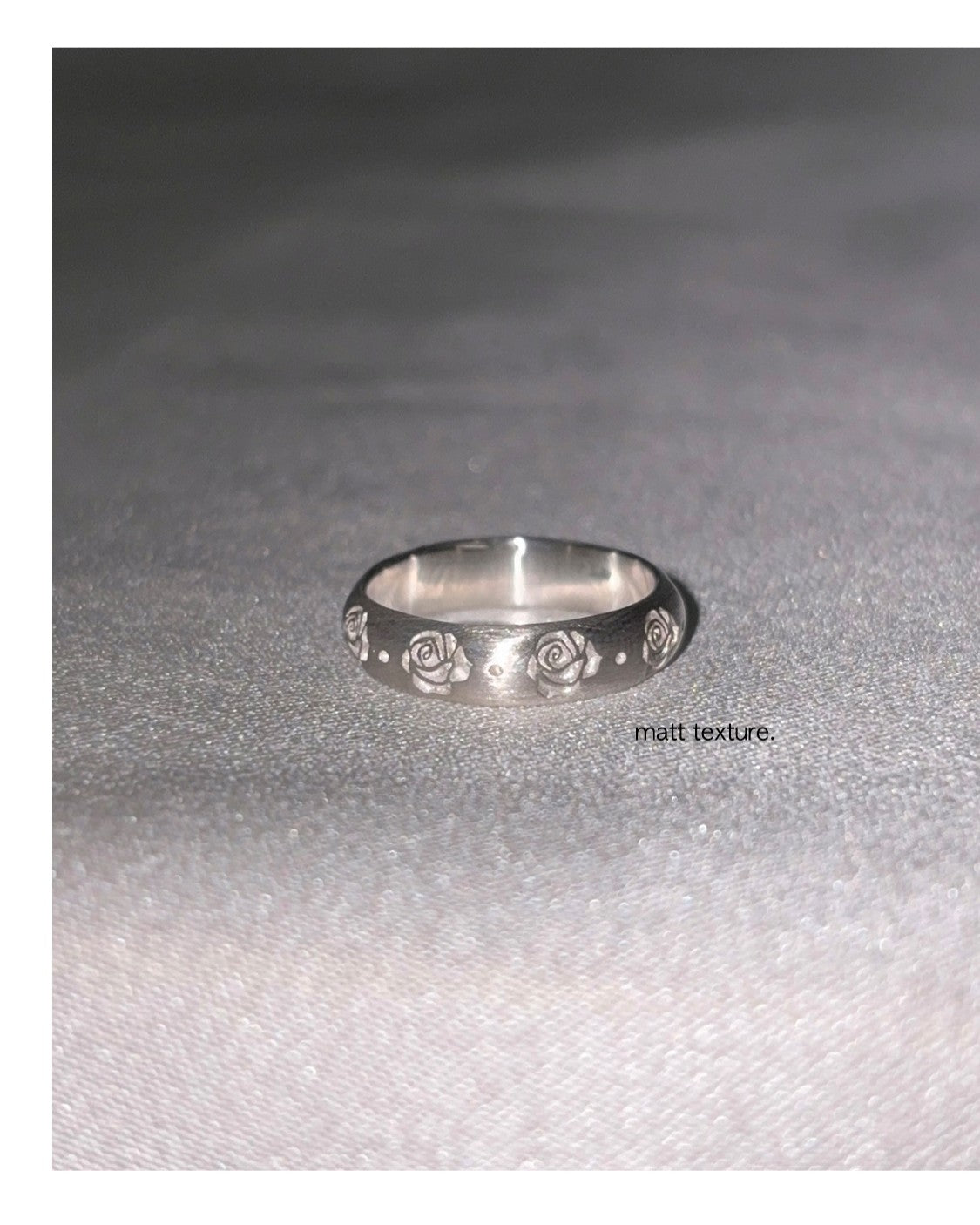 rosette pattern ring