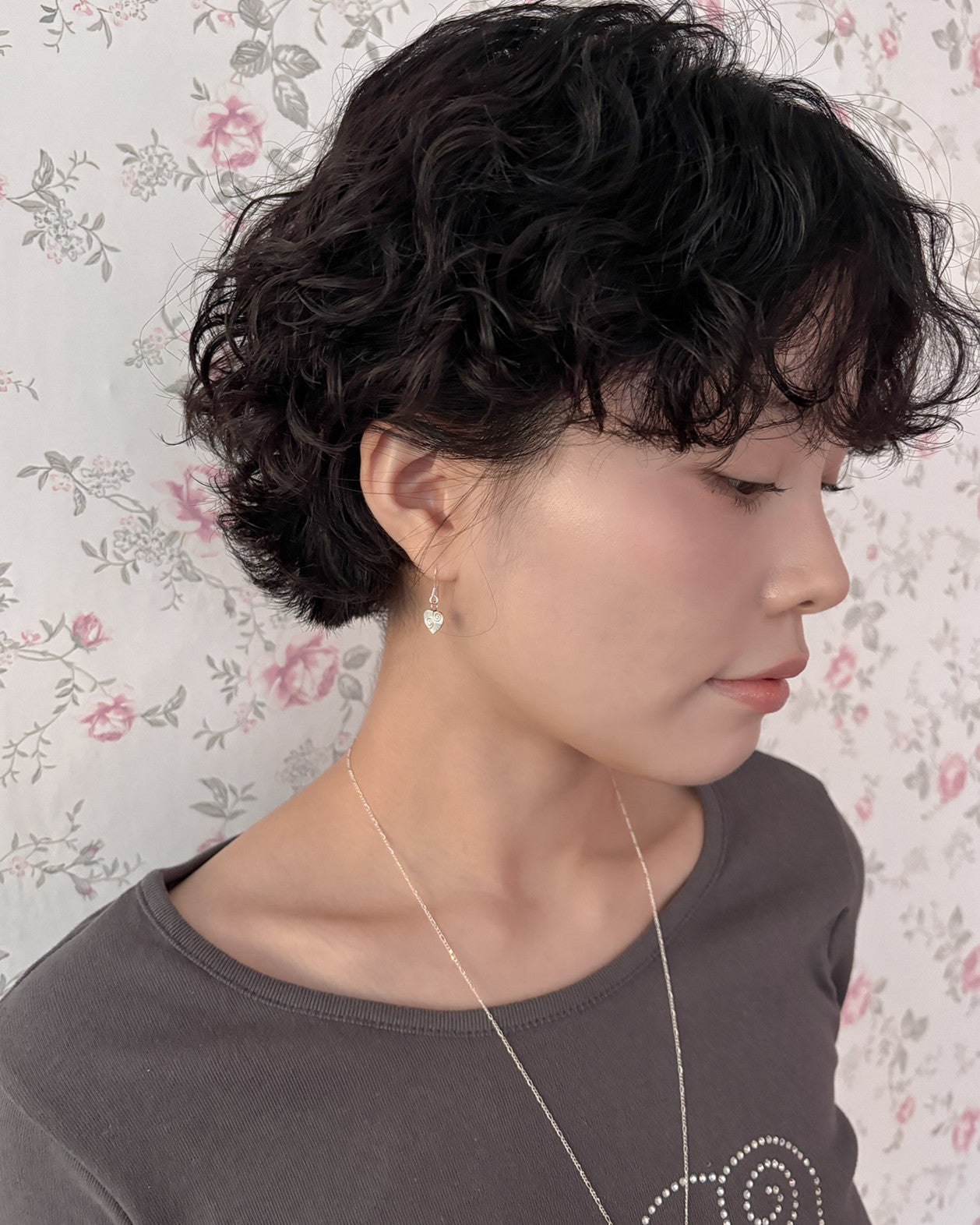 MELLOW DROP HEART EARRING