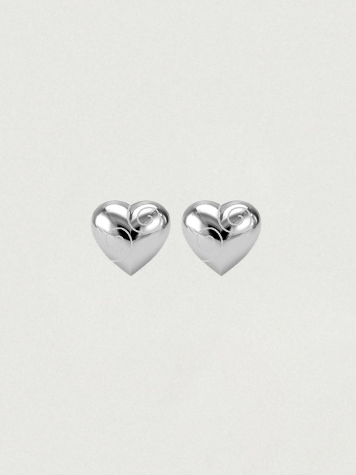 VELVET HEART STUD EARRING
