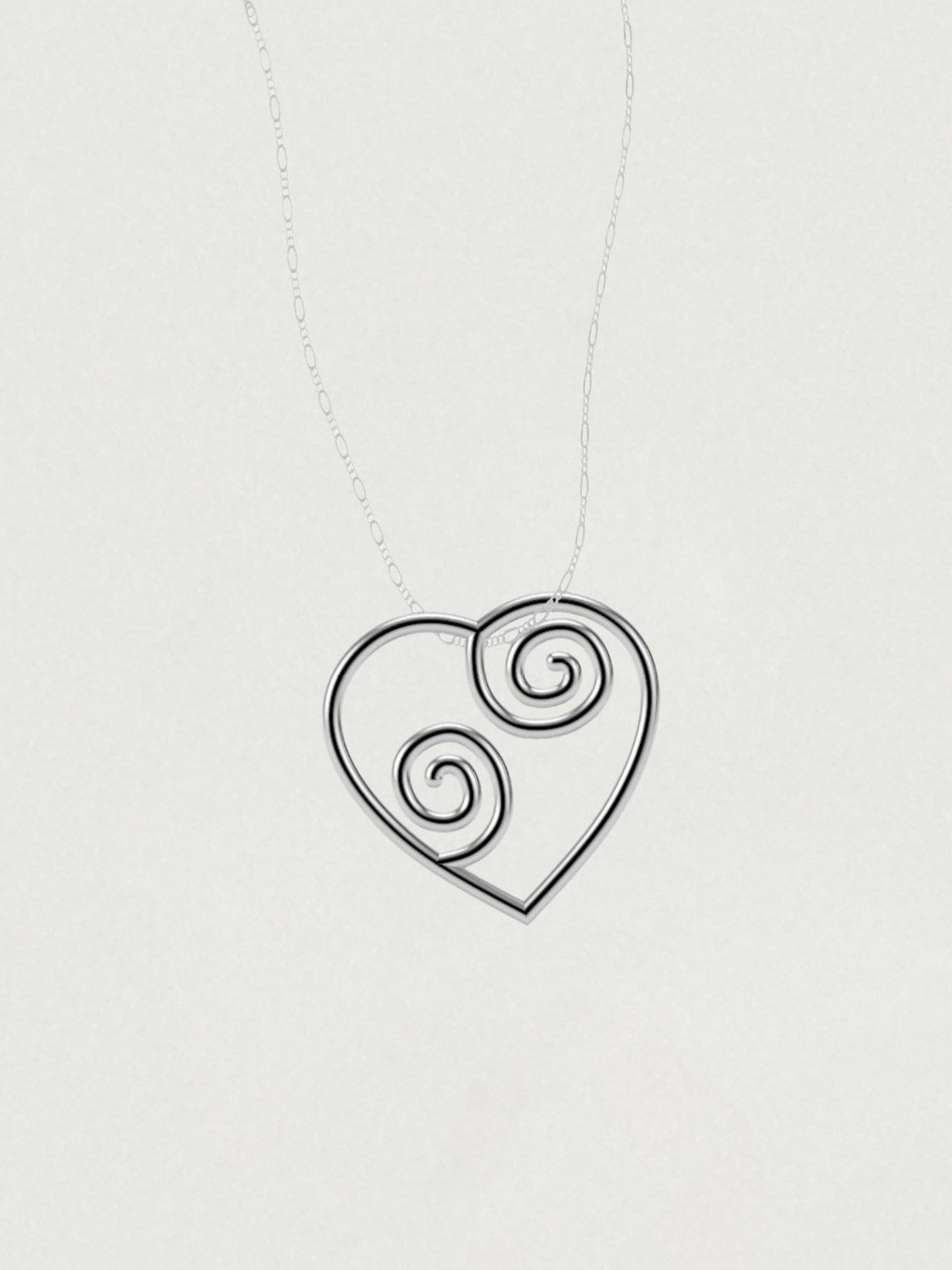 MOOD LOOP HEART LONG NECKLACE