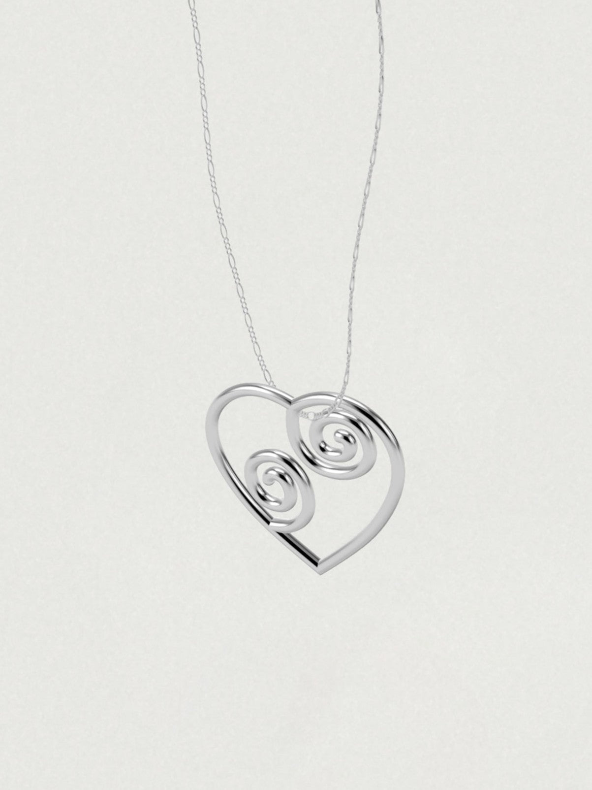 MOOD LOOP HEART LONG NECKLACE