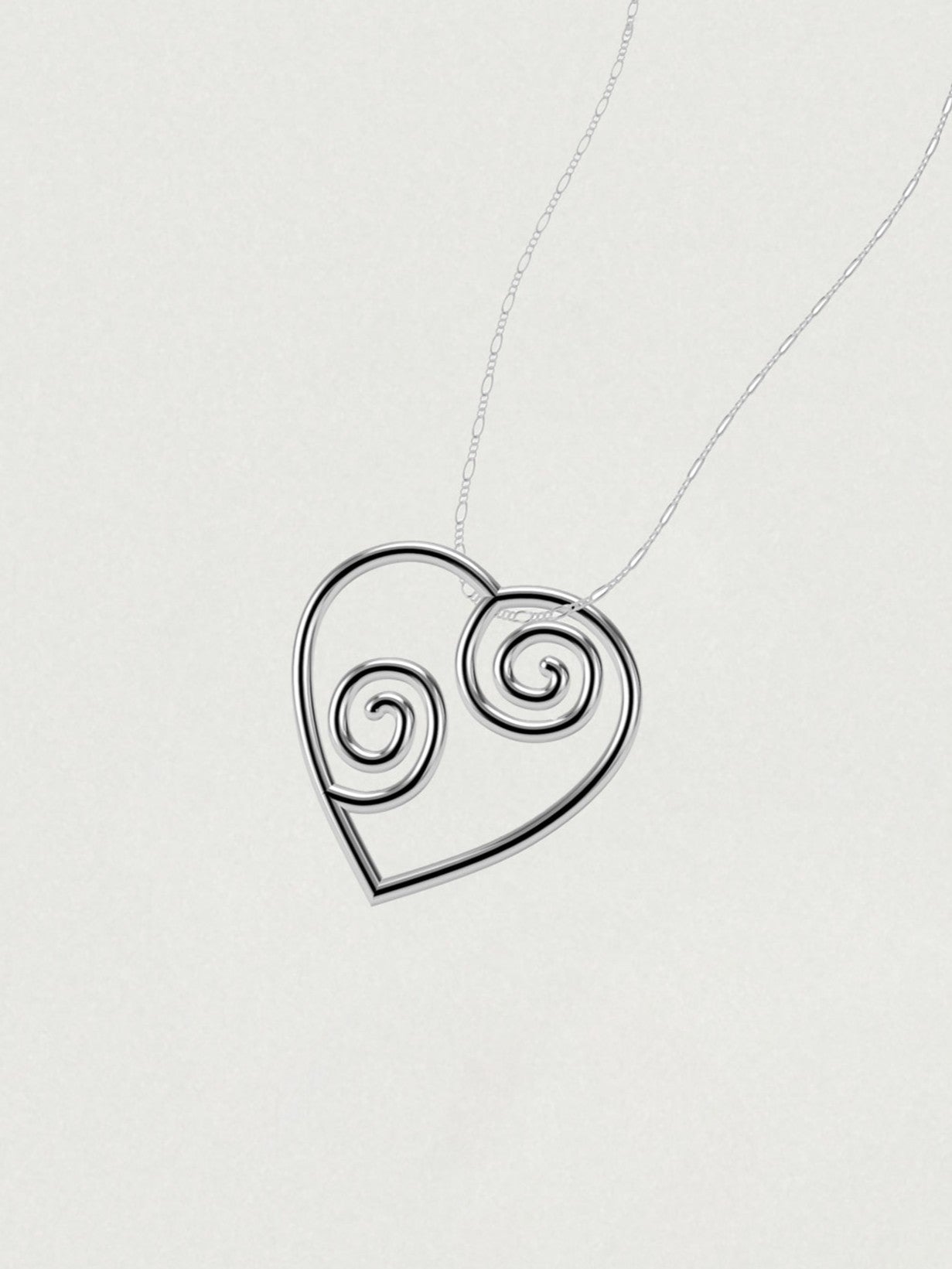 MOOD LOOP HEART LONG NECKLACE