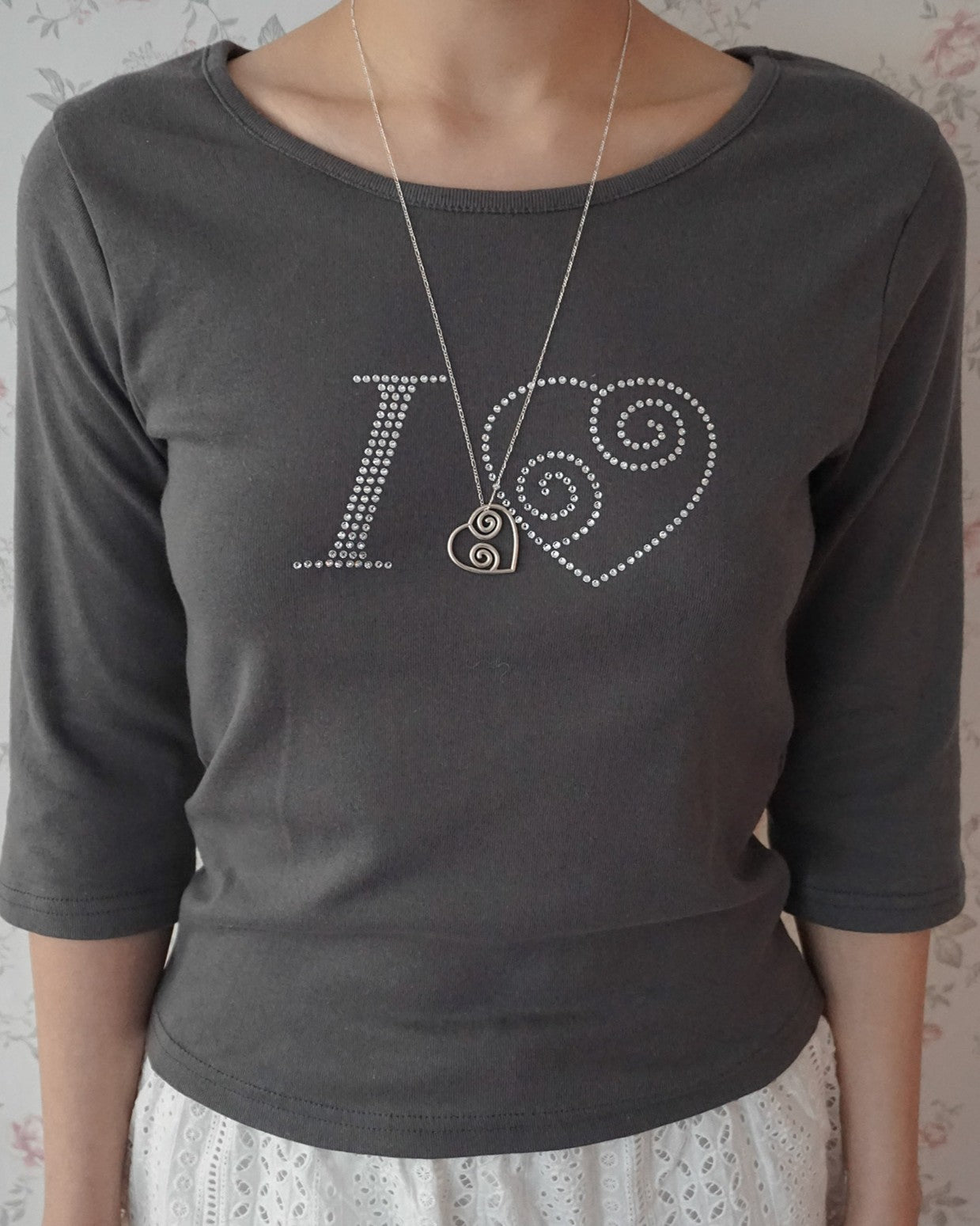 MOOD LOOP HEART LONG NECKLACE