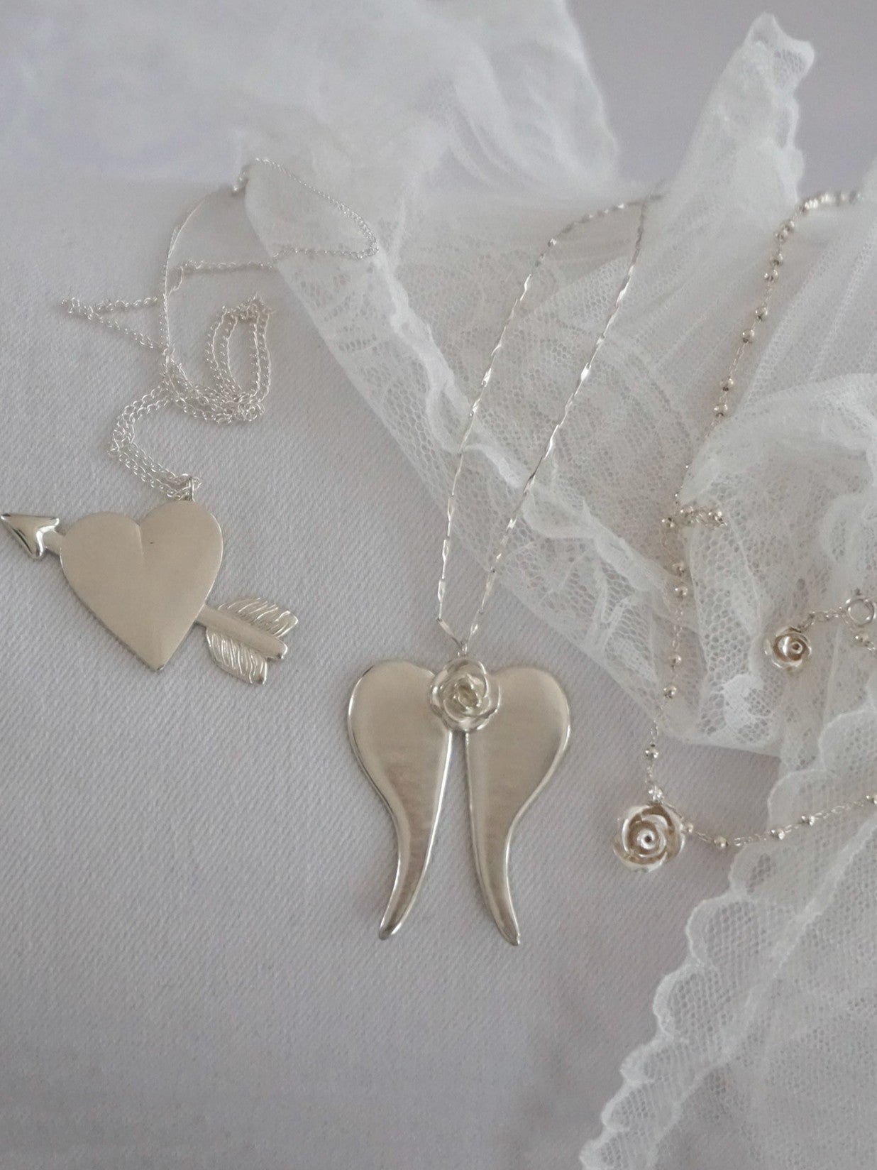 FAIRY WINGS ANGEL PENDENT NECKLACE
