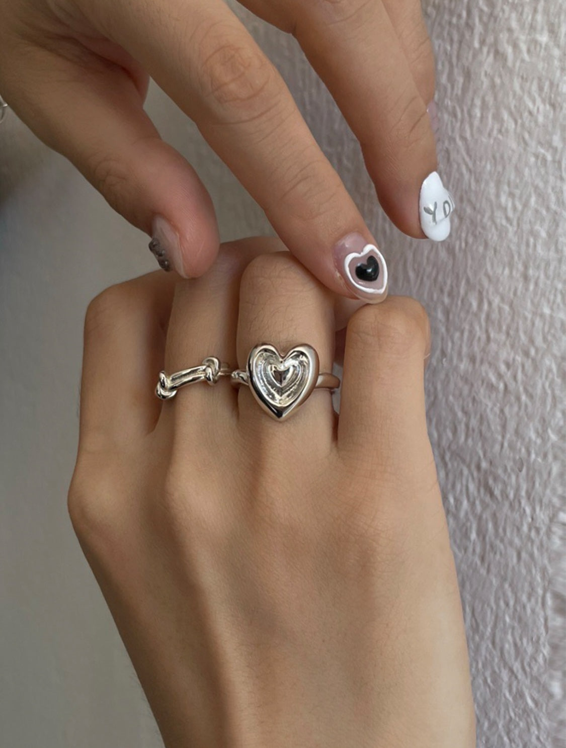 Romance heart ring