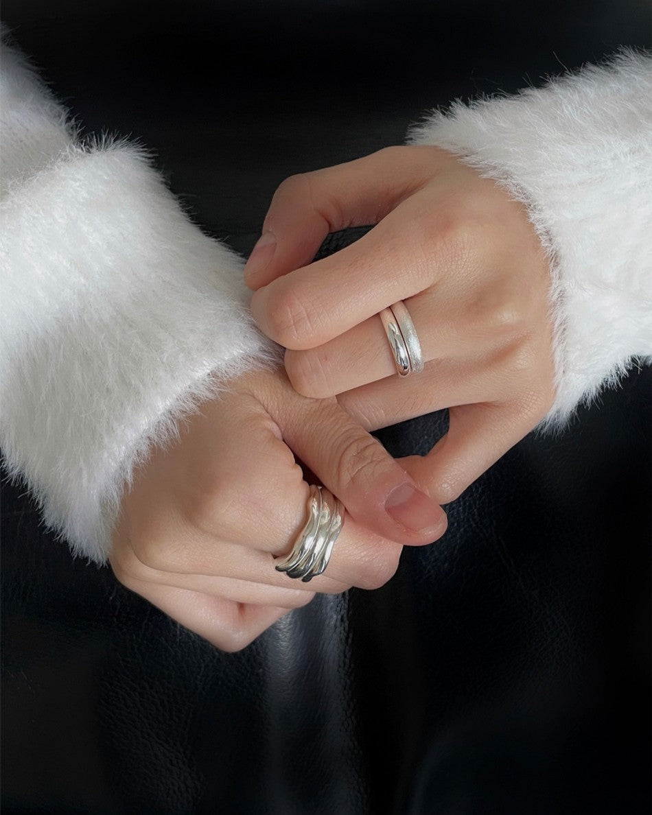 テクスチャー リング セット (2個) / texture ring set (2pieces)