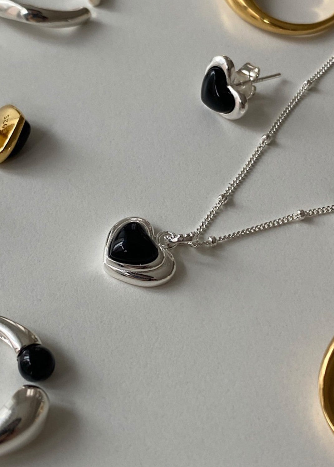 Baby heart necklace
