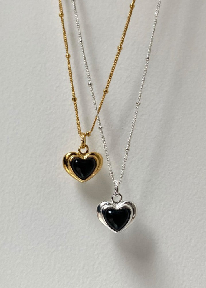 Baby heart necklace