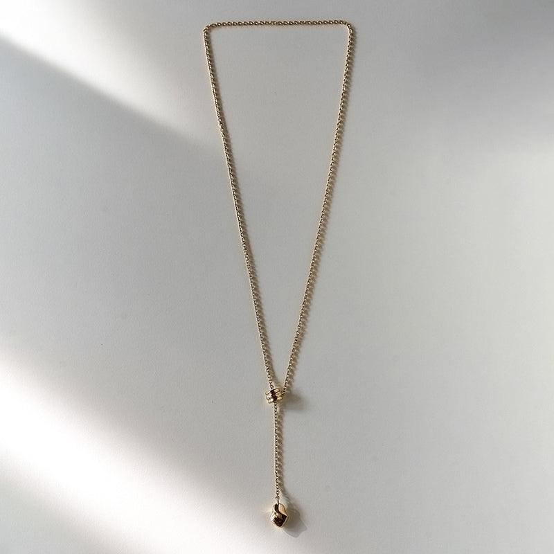 ロング ガレット ネックレス / LONG GALET NECKLACE