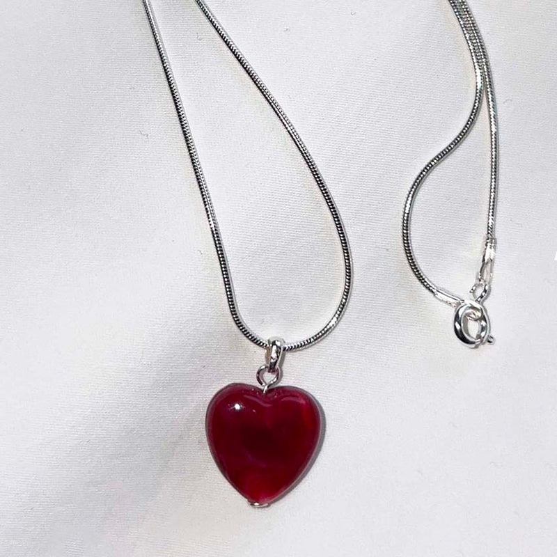 vintage heart necklace