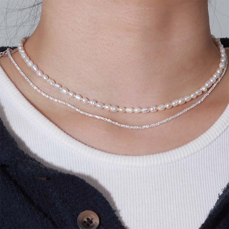 rice pearl necklace