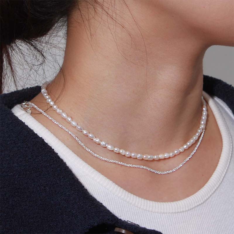 rice pearl necklace