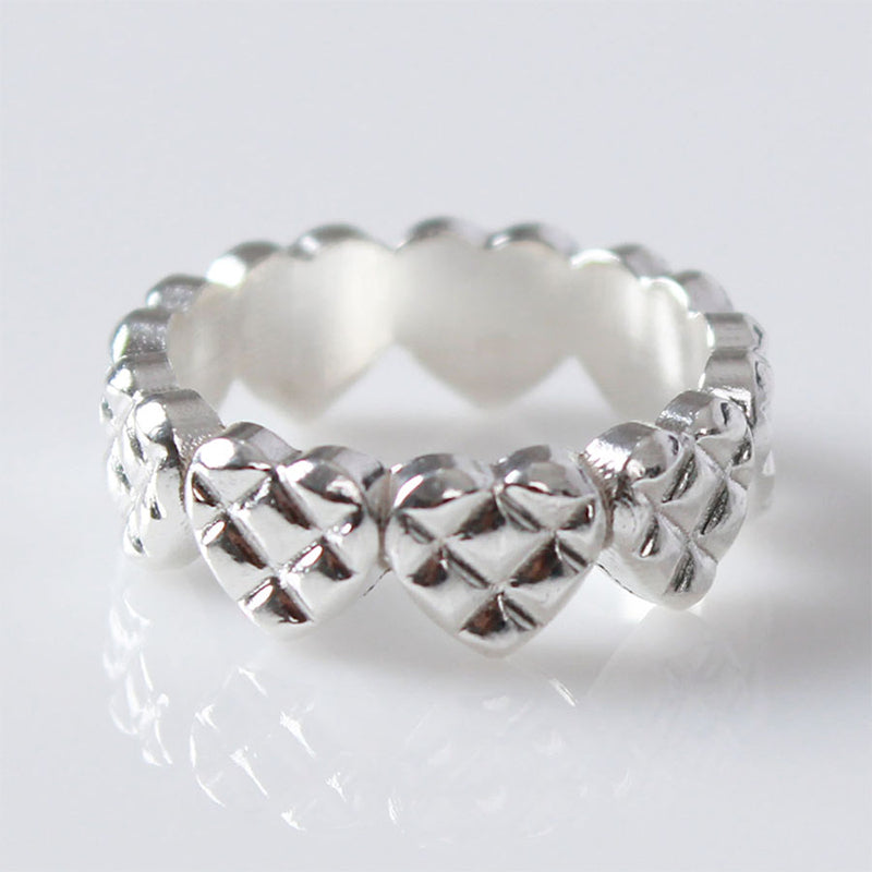 heart cushion ring