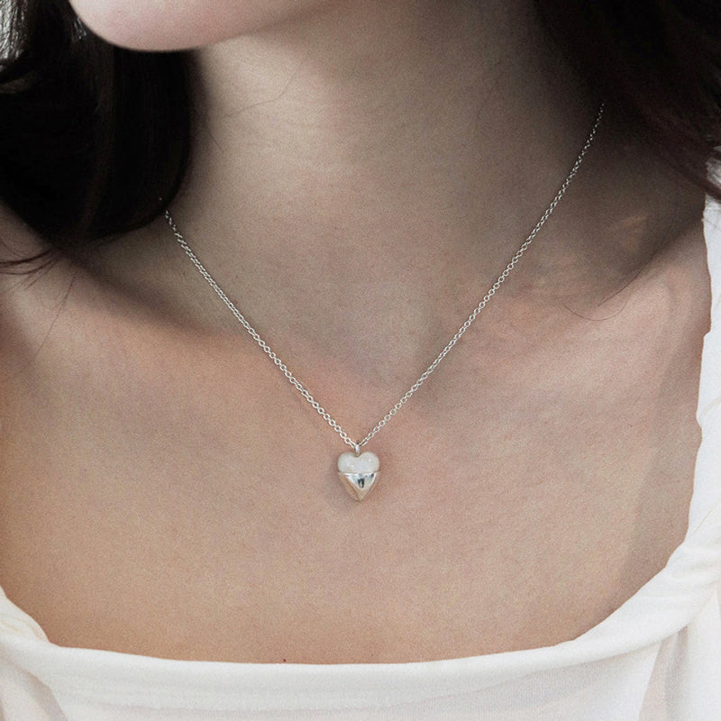 ハート カップ ネックレス(3色) / heart cup necklace (3 colors)