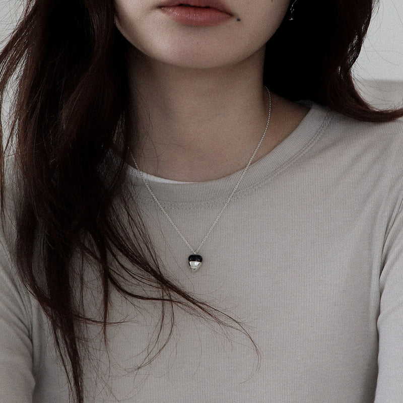 ハート カップ ネックレス(3色) / heart cup necklace (3 colors)