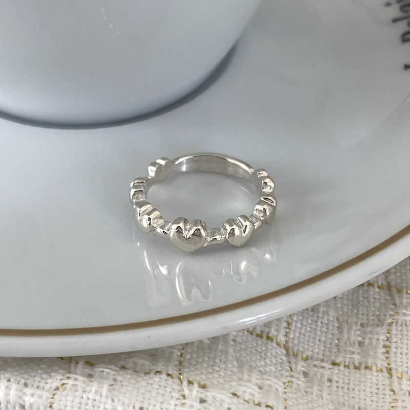 Tiny love ring (Sterling Silver)