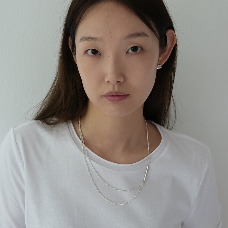 Double chain necklace