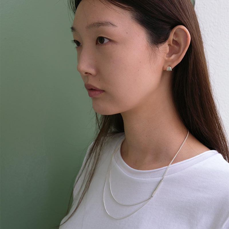 Double chain necklace