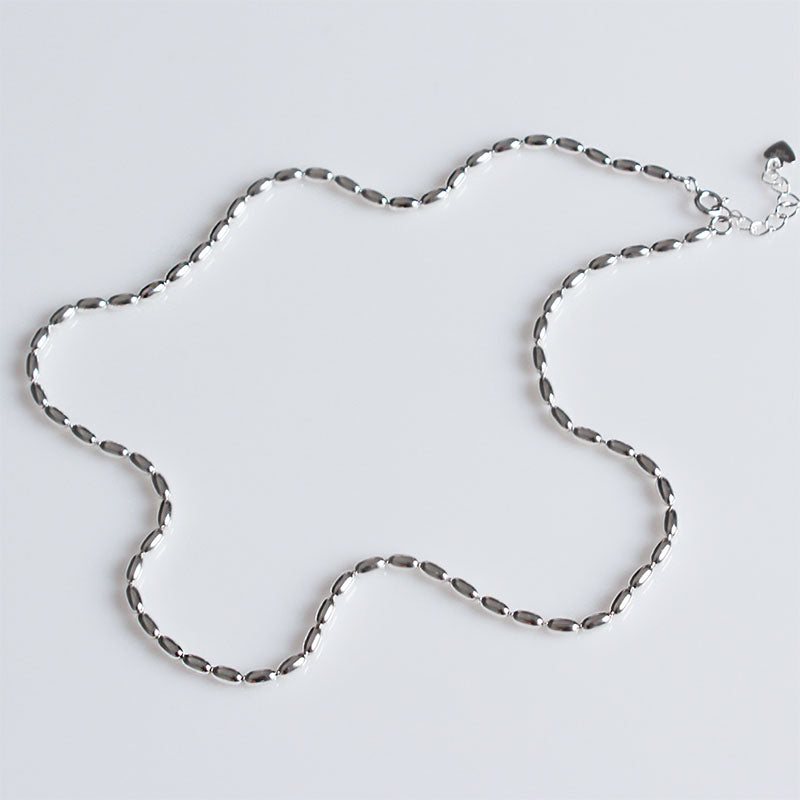 oval ball chain necklace