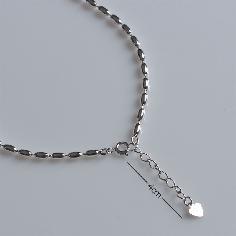 oval ball chain necklace