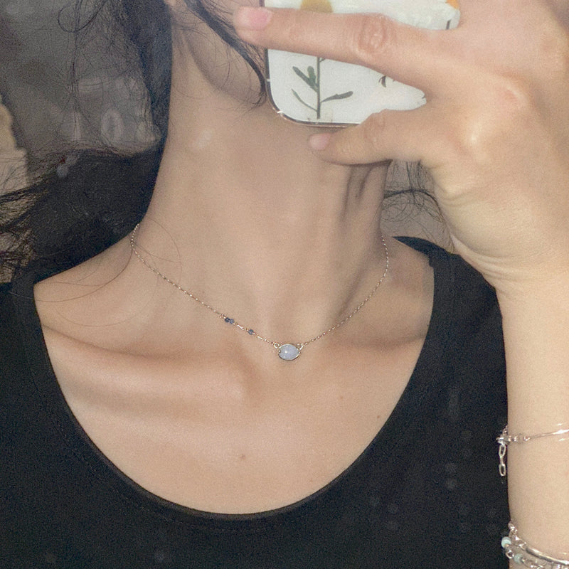 raindrop N04 blue lace agate