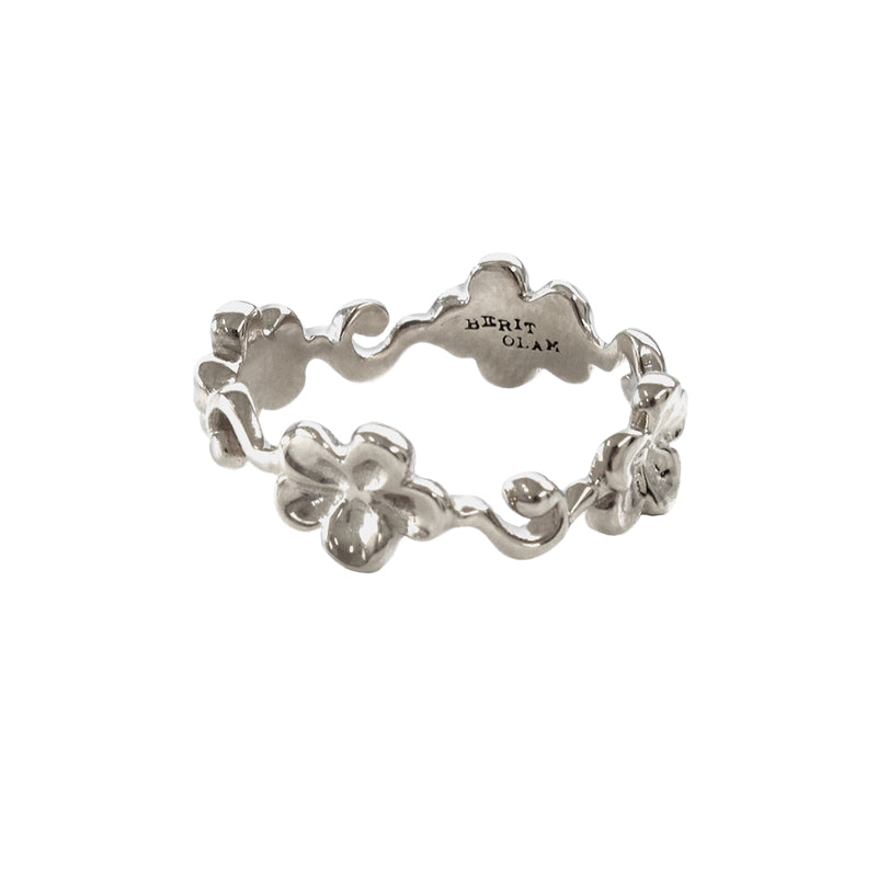 Lily Vine Ring_silver