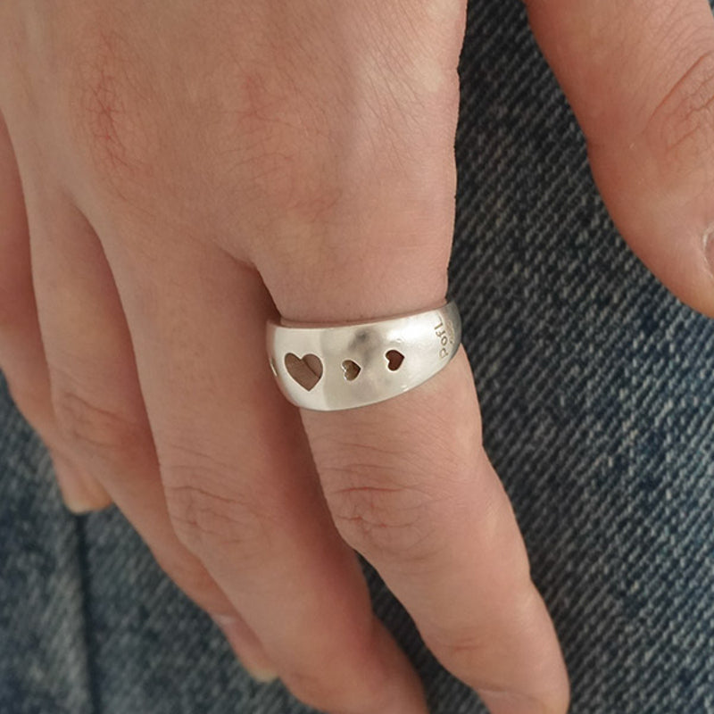 WESTERN HEART HOLE RING