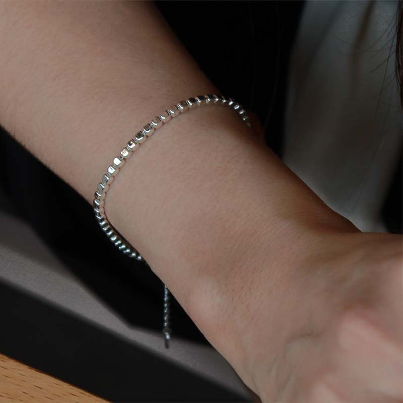 cube chain bracelet
