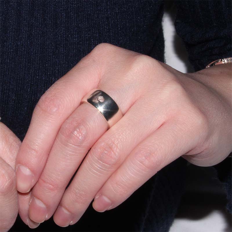 heart bold ring